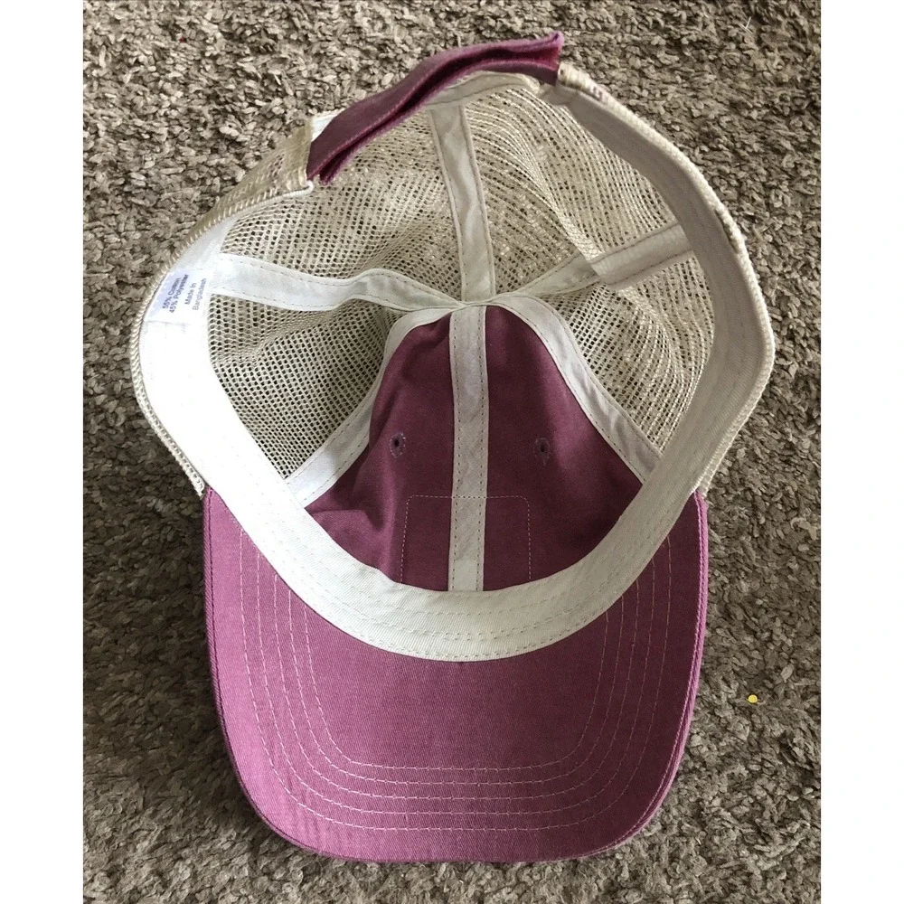 Purple Cummins Trucker Hat Mesh Cap Women's OSFA Strapback